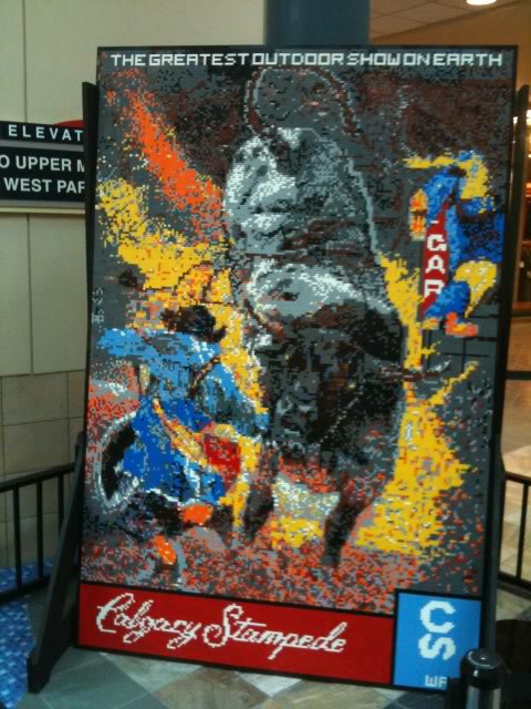 Stampede Lego Mosaic