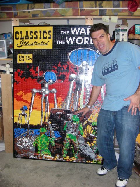 War of The Worlds Lego Mosaic