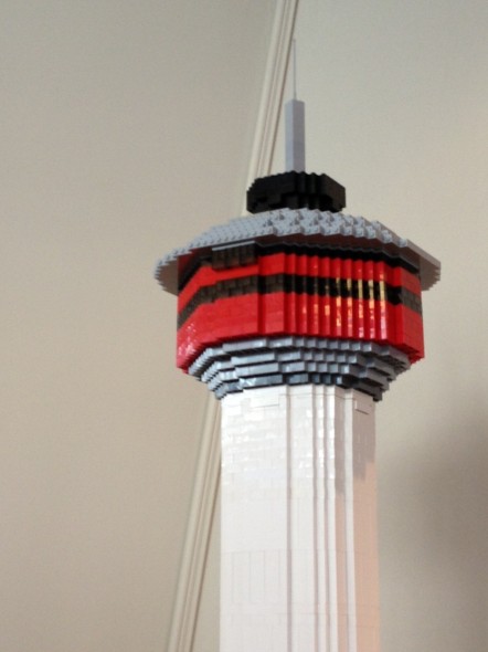 The Calgary Tower in Lego