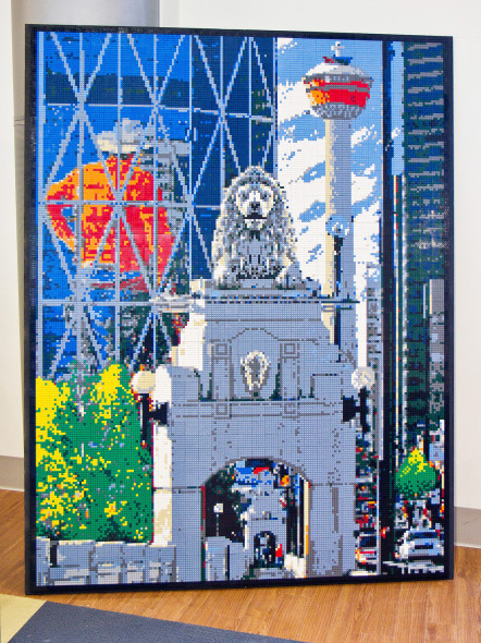 Calgary Lego Mosaic